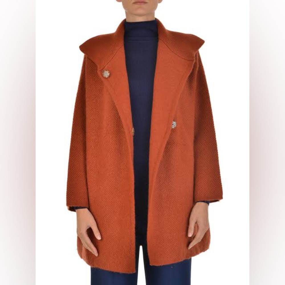 Diane von Furstenberg Avril Cashmere-Blend Knitted Coat SP